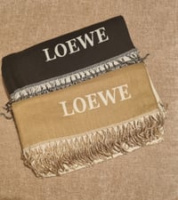 Image 3 of "L" anagram scarf