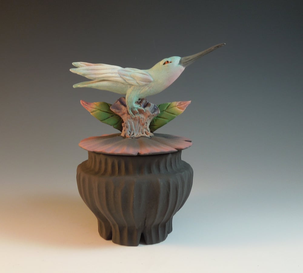 Image of Black Hummingbird Box