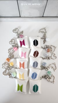 Image 2 of BTS-Pillow Key Chains 