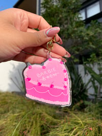 Barbie Cake Keychain