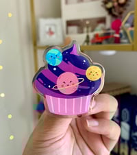 Space Cupcake Pin | Kawaii Space