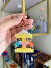 Space Merry-Go-Round Keychain | Kawaii Space