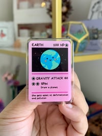 Earth Pokemon Card Pin | Kawaii Space