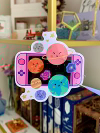 Space DS Vinyl Sticker | Kawaii Space