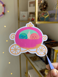 Royal Space Ball Vinyl Sticker | Kawaii Space