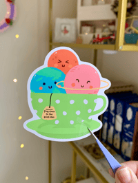 Planet Teacups Vinyl Sticker | Kawaii Space