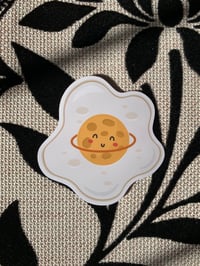 Image 2 of Space Egg-Boi Vinyl Sticker | Kawaii Space