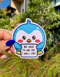 "Be Nice To Me" Vinyl Sticker