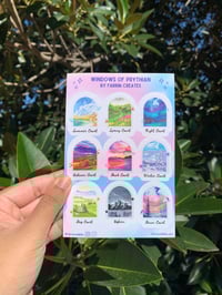 "Windows of Prythian" Sticker Sheet
