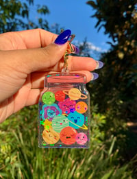 Image 2 of "Universe in a Jar" Keychain | Kawaii Space