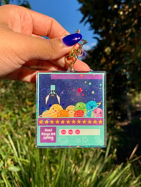 Image 2 of "Luck of the Draw" Keychain | Kawaii Space