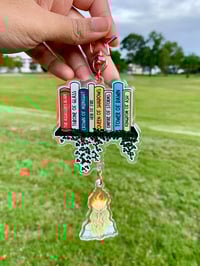 Image 1 of Throne of Glass Double Charm Keychain