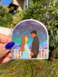 Image 2 of Starfall Silver Framed Sticker | ACOTAR