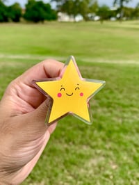 Image 1 of Gold Star Pin | Kawaii Space