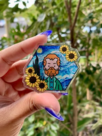 Image 2 of Cute Van Gogh Pin