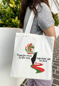 Image 4 of Palestine & Keffiyeh Tote Bag | Free Palestine