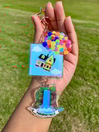 Image 4 of Up Inspired Double Charm Keychain