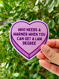 Image 1 of Law Baddie | Legally Blonde Sticker