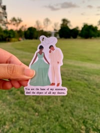 Image 1 of Kate & Anthony Bridgerton Quote Sticker