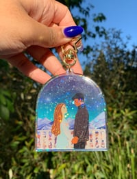 Image 3 of Starfall Star Holo Keychain | ACOTAR