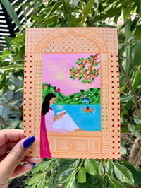 Image 3 of Summer Reading Print | Desi Art