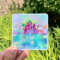Image 1 of “Disney” Holographic sticker | Premium vinyl &amp; waterproof sticker
