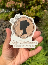 Lady Whistledown Bridgerton Matte Sticker