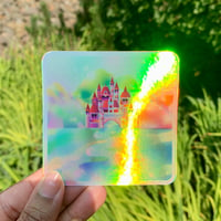 Image 2 of “Disney” Holographic sticker | Premium vinyl &amp; waterproof sticker