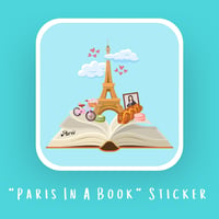 Image 1 of Paris Cityscape Matte Sticker