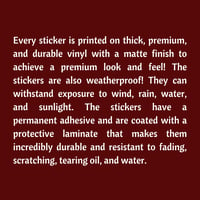 Image 5 of Desi Matte Sticker: Even Pretty Cages Must Be Broken (Premium vinyl &amp; waterproof sticker)