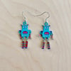 Silly Robot Earrings