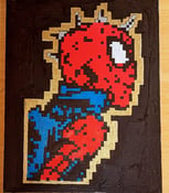 Image of Spider Punk Pixel Painting