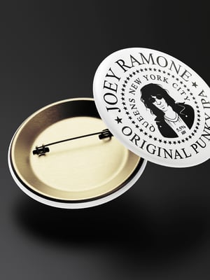 Image of Joey Ramone Original Punky IPA Button Badge | 58mm 📍