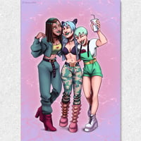 Image of Stone Ocean Girls Print