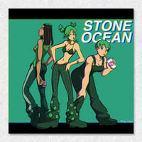 Image of Stone Ocean Title Print