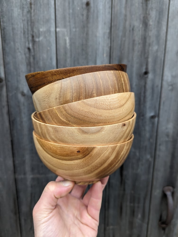 Image of Spalted Beech & Elm bowls