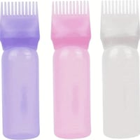 Image 4 of Root Comb Styling Applicator Shampoo Bottle (Durable Hair Tools Professional Salon Barber Use)