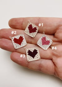 Image of Tiny Heart Potholders 