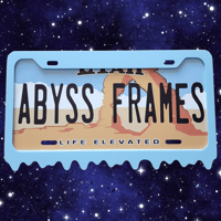 Sky Blue Slime License Plate Frame V1