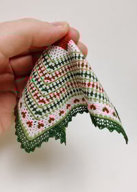 Image 1 of Hearts Square Blanket