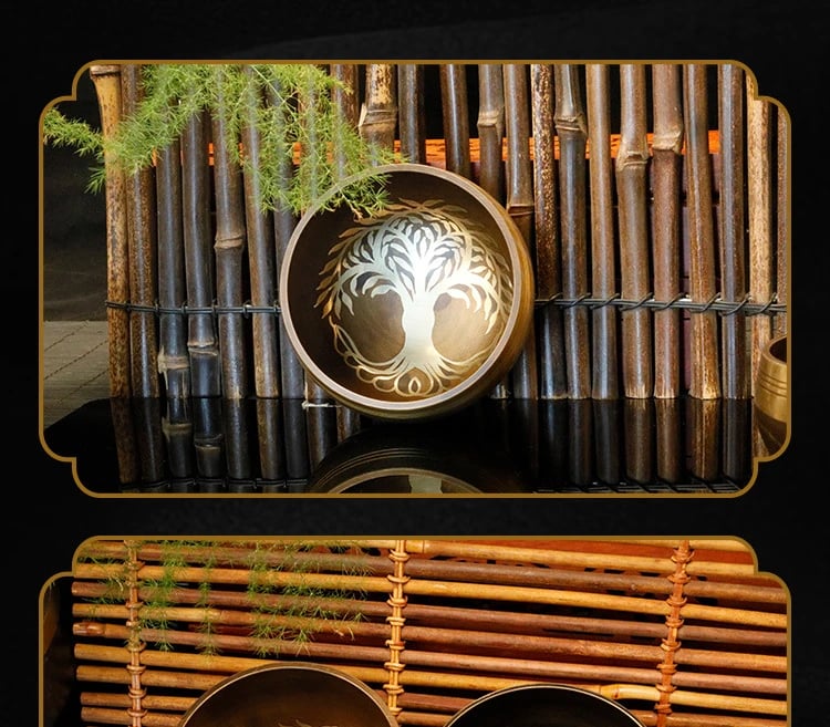 Chakras Fingerboard Tibetan Meditation Bowl