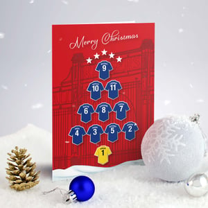 Image of Christmas Cards for Rangers fans. 