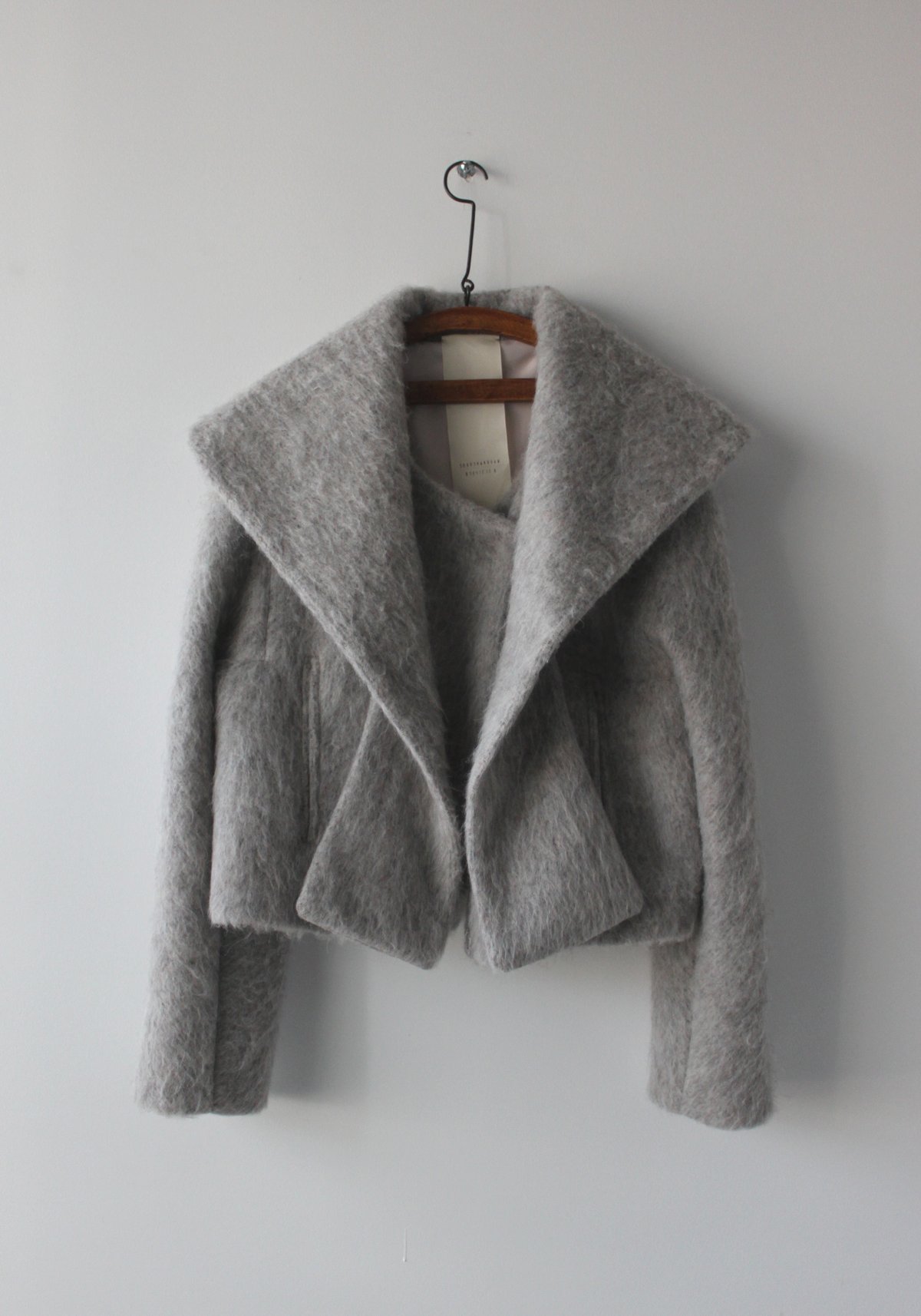 Archive- Angora blend crop jacket