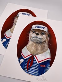 Image 2 of Stranger Things Otter Cosplay Print