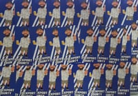 Image 1 of Pack of 25 10x5cm Stockport County England Football/Ultras Stickers.