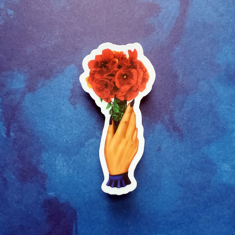 Image of Bouquet of Eternal Slumber Sticker