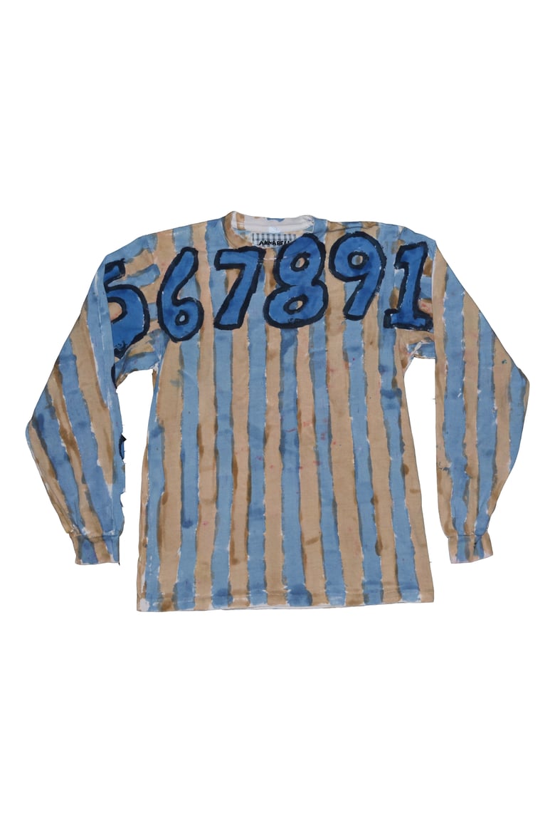 Image of numbers long sleeve S