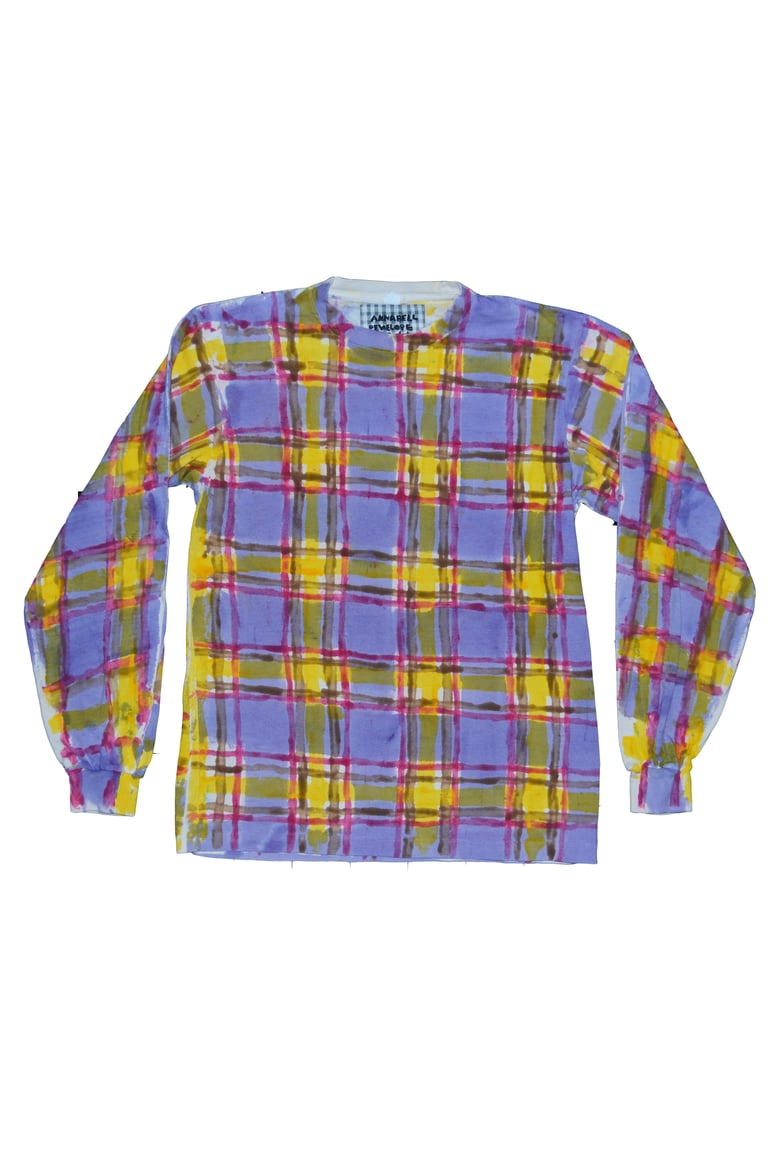 Image of plaid long sleeve S and XL