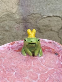 Image 1 of Frog prince plate + incense holder 