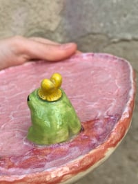 Image 4 of Frog prince plate + incense holder 